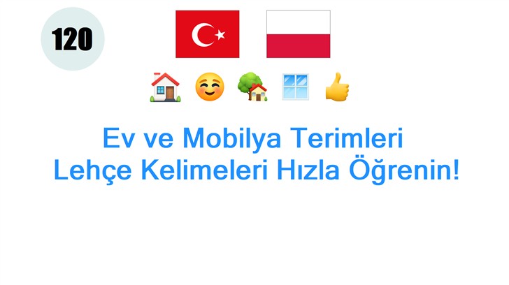 Ev ve Mobilya Terimleri: Lehçe Kelimeleri Hızla Öğrenin!